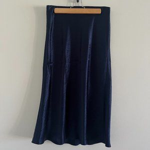 Aritzia Babaton Slip Midi Skirt | Satin midi slip skirt